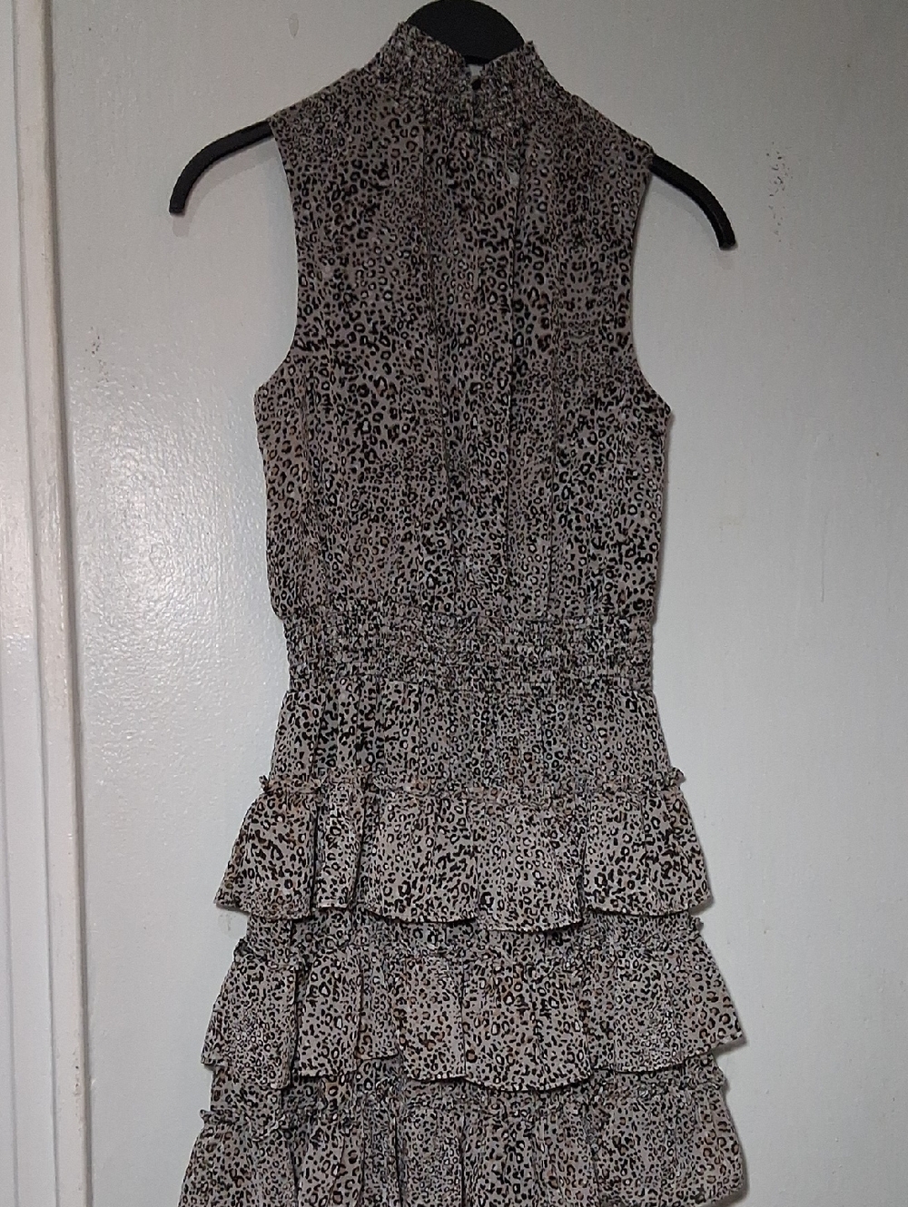 STATE Black and Neutral Textured Top